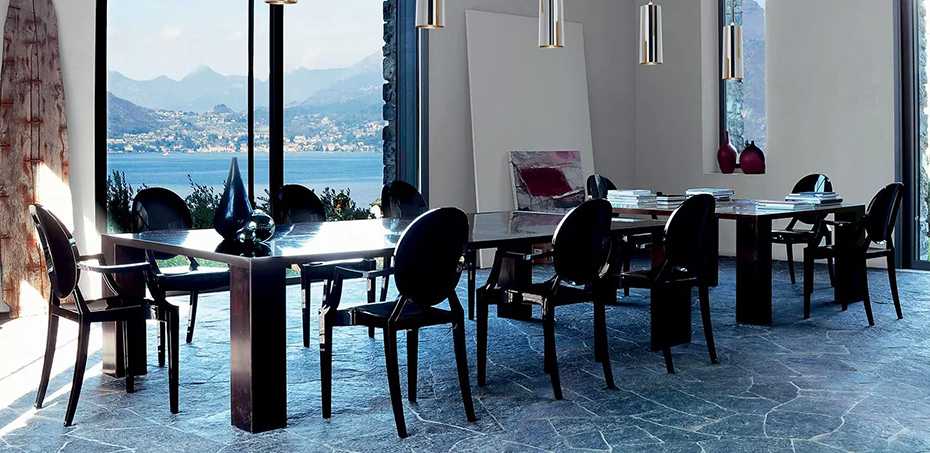 Scopri Sedia Victoria Ghost -Set di 4, Trasparente di Kartell